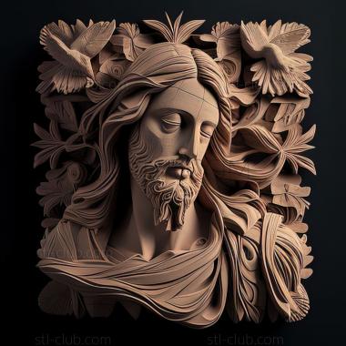 3D model st jesus (STL)